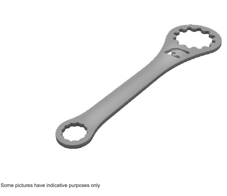 EASY CASTER ADJUSTMENT WRENCH INOX STEEL