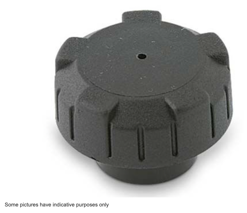 FUEL TANK CAP WITH VALVE - BLACK