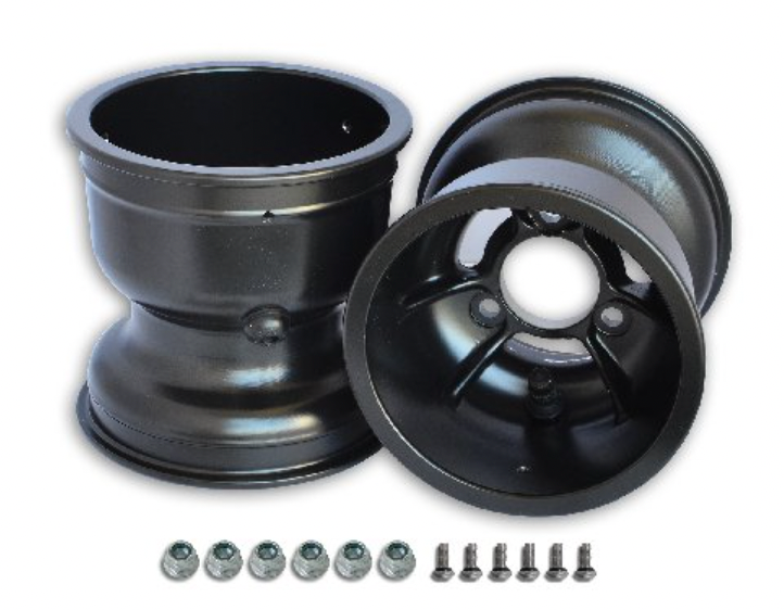 WHEELS SET 2 PIECES FRONT 132MM MAGNESIUM WHEELBASE 58 - EUROSTAR