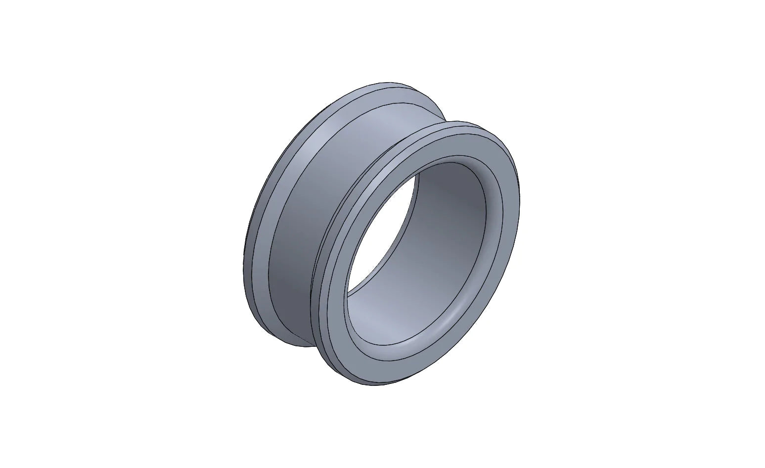 SPACER FOR STUB AXLE 10MM - BLACK ANODIZED
