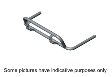 SIDE POD SUPPORT RH EUROSTAR DYNAMICA CHROMED