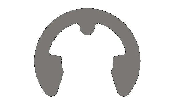 FLAT SAFETY CLIP FOR REAR BRAKE DISC 195X18MM FLOATING