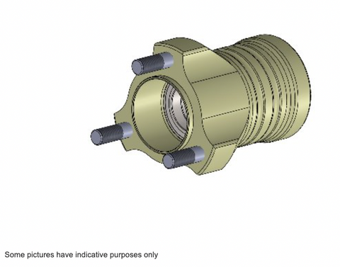 FRONT HUB 25MM STD - MAGNESIUM