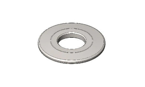 SPACER FOR STUB AXLE M8 H=2MM - WHITE GALVANIZED