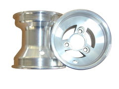 WHEEL SET 180-130MM ALUMINIUM SILVER  Set of 4 Front and Back 206 or rain