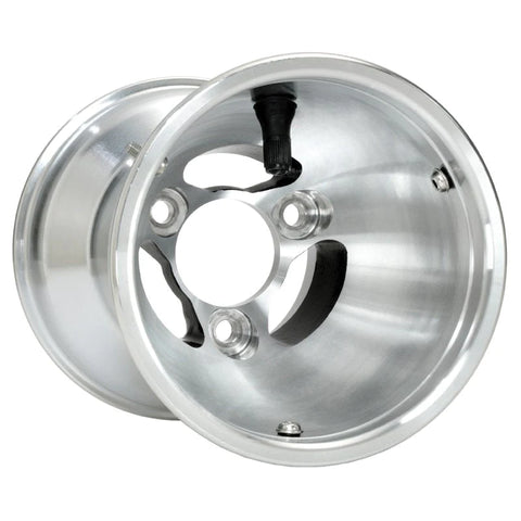 WHEEL SET 180-130MM ALUMINIUM SILVER  Set of 4 Front and Back 206 or rain