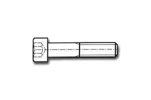 BOLT TCEI M8X35 - WHITE GALVANIZED