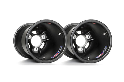 SET OF TWO REAR WHEELS DOUGLAS BLACK 212LV