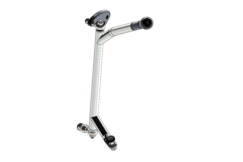 MOTORSPORT KZ INCL GEAR LEVER COMPLETE WITH UNIBALL&SUPPORTS CHROMED