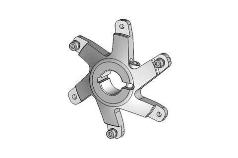 SPROCKET CARRIER 30MM DELFINO - COMPLETE WITH BOLT