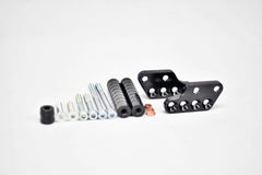 FOOTREST MOTORSPORT - BLACK ALUMINIUM
