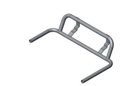 SIDE POD SUPPORT LH EUROSTAR DYNAMICA CHROMED