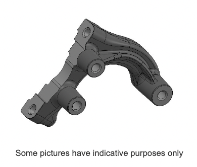 BRAKE CALIPER SUPPORT AP06 MINI FORGED ALUMINUM 2022